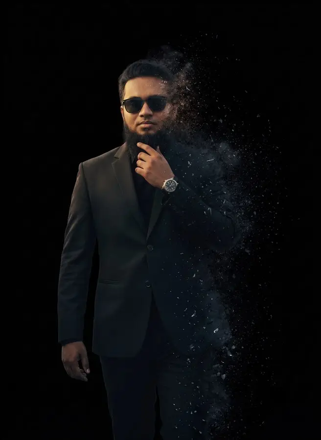 MD Ahasan in a suit, digital marketing strategist